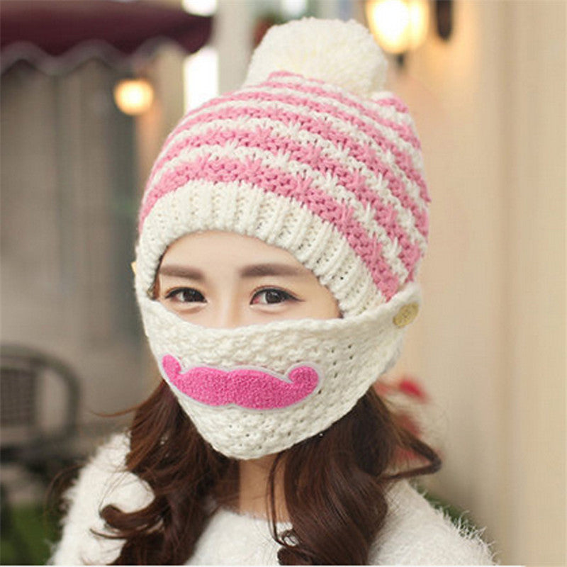 Hot Sale Fashion Warm Female Beanies Cap New Brand Unique Design Knitted Hat For Christmas Gift women winter hat
