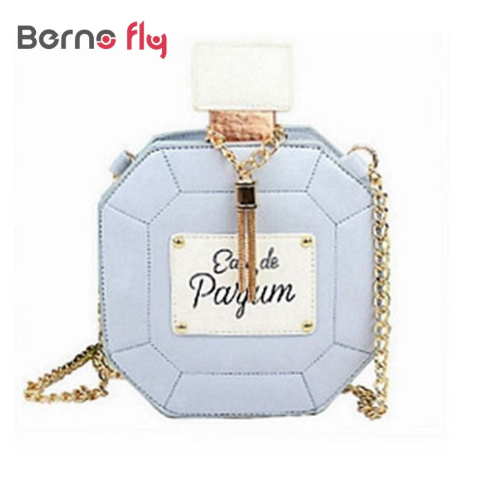 2016 Vintage PU Leather Messenger bag Perfume Bottle Chain Mini Clutch Bag Fashion Party Women Bags 2016 Evening Bags