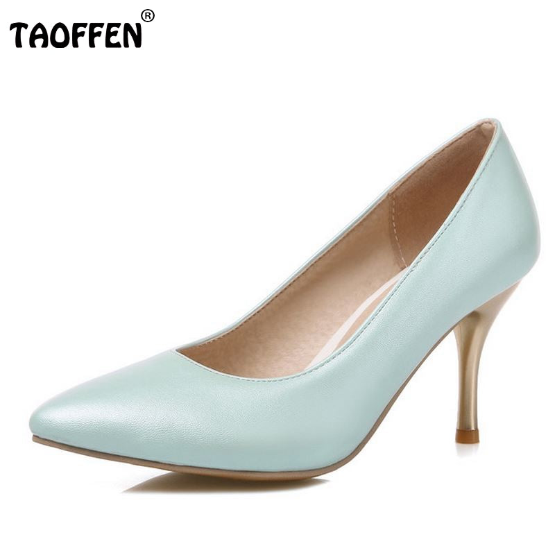 size 30-48 lady thin high heel shoes pointed toe concise shoes women fashion ladies pumps quality footwear heels shoes