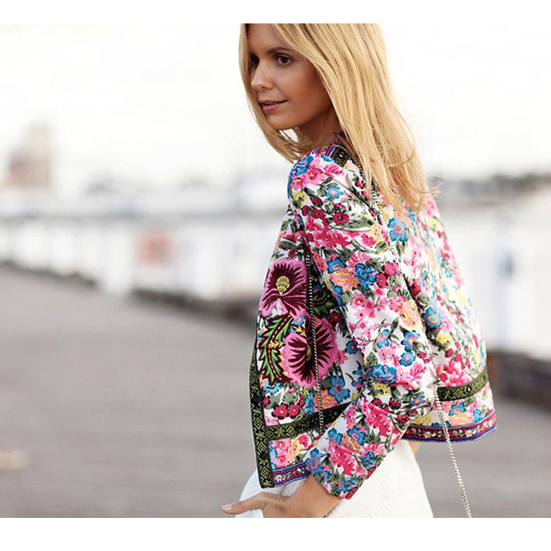 printing jacket cardigan jacket
