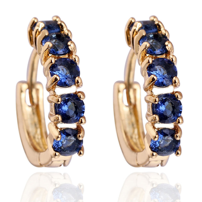 1Pair Girls Women Rhinestone Earrings Ear Hook Stud Jewelry