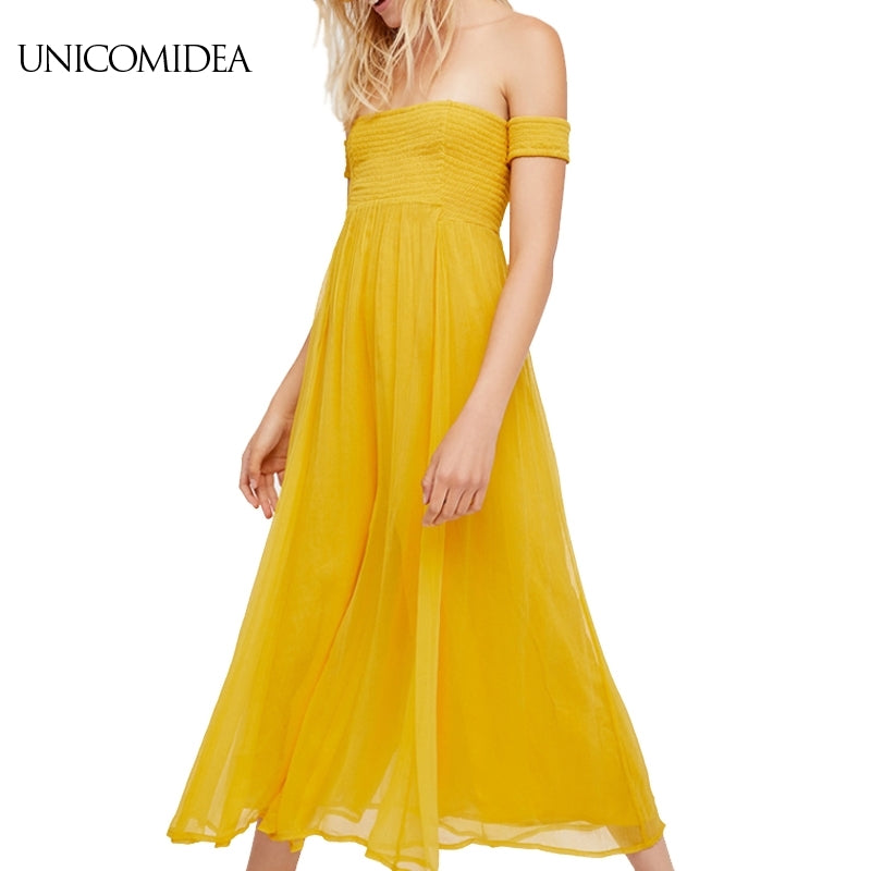 Strapless Chiffon Wide leg Rompers Lace up on back