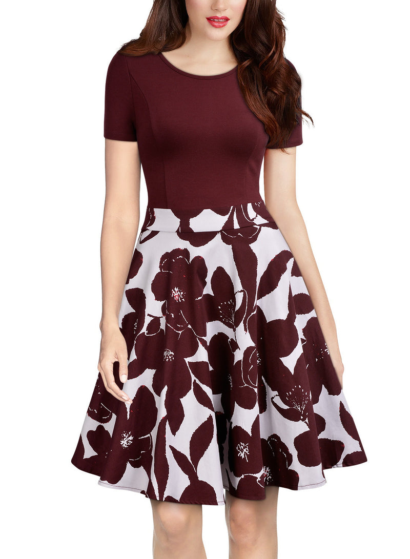 Summer Casual Flare Party Mini Dress