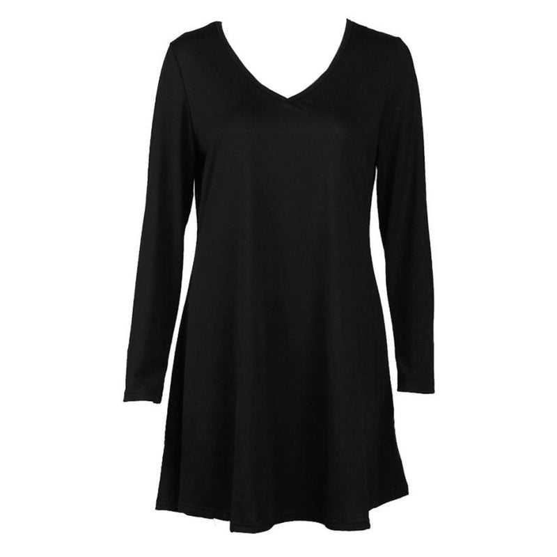 Autumn Winter New Brand MOKINGTOP Women Dress Casual Long Sleeve Evening Party Short Cotton Linen Midi Dresses#LSN