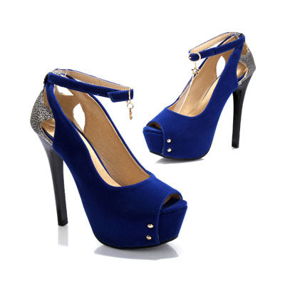 ENMAYER Big Size 34-43 Peep Toe Platform Sandals Fashion Women High Heels Summer Shoes New Ladies Wedding Pumps Shoes Women