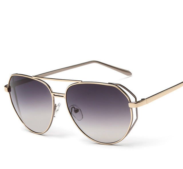 Women Polarized Hot Selling Men Alloy frame Sunglasses Reflective UV400 lens Eyeglasses