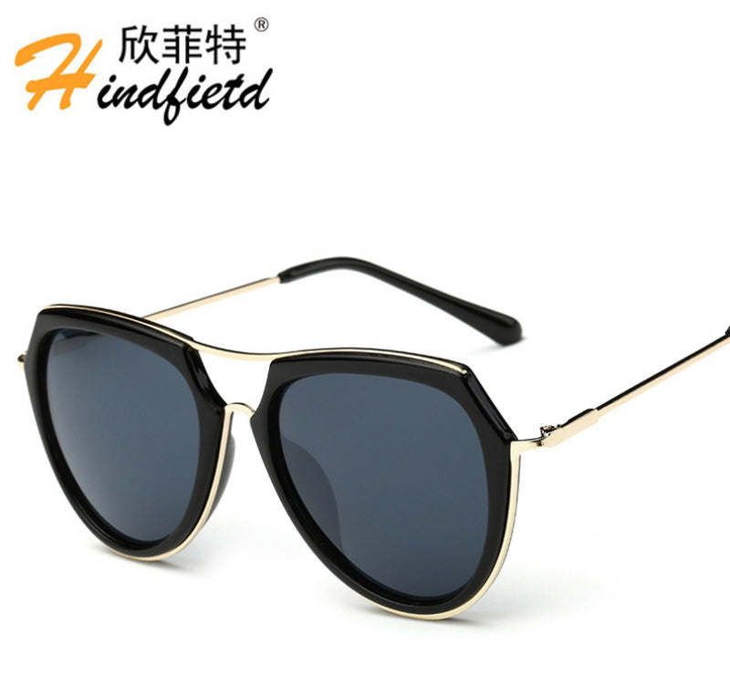 Women Polarized Sunglasses Men Alloy frame Sunglasses Reflective UV400 lens Eyeglasses