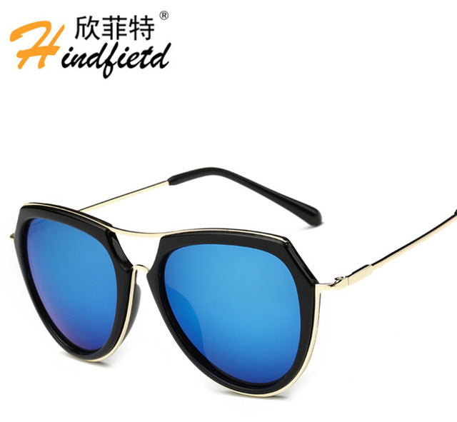 Women Polarized Sunglasses Men Alloy frame Sunglasses Reflective UV400 lens Eyeglasses