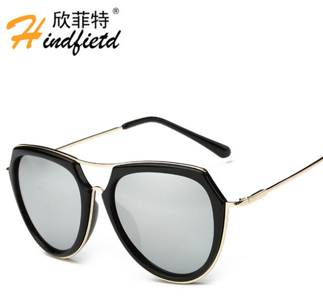 Women Polarized Sunglasses Men Alloy frame Sunglasses Reflective UV400 lens Eyeglasses