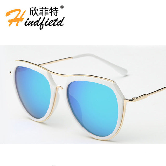 Women Polarized Sunglasses Men Alloy frame Sunglasses Reflective UV400 lens Eyeglasses