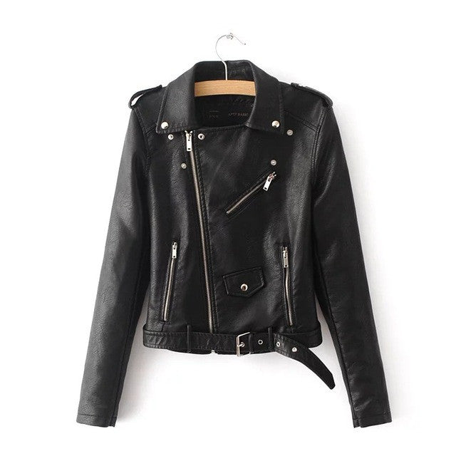 PU Leather Jacket Zipper