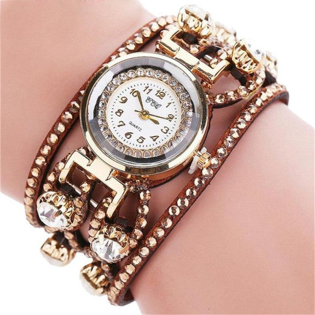 CCQ Luxury Brand Women's Watch 2017 Leather Bracelet Watch Women Wristwatch Ladies Dress Quartz Watch
