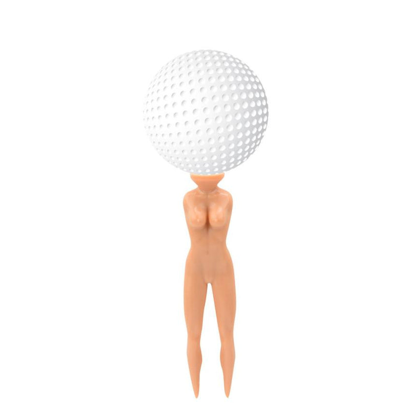 10 Pcs Novelty Beautiful Model Nude Plastic Golf Tee Ball Nail #3L