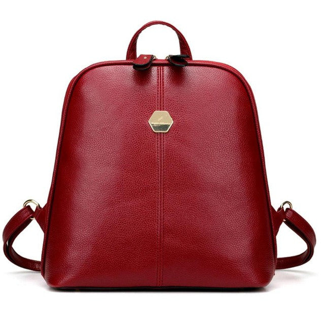 Xiniu Women's Backpack Travel Leather School Bags Rucksack Ladies Small Backpack #LREL