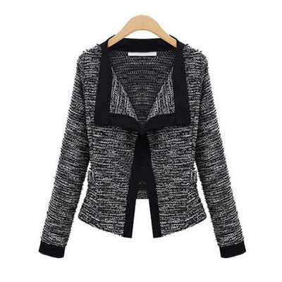 Slim small suit jacket cardigan