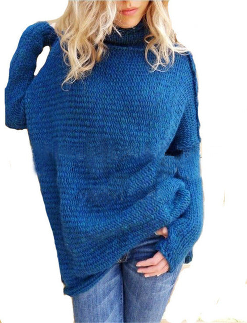 Winter in Europe and the United States. Head set knit sweater female 1027 yards