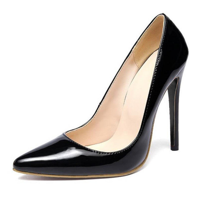 TAOFFEN big size 34-46 brand ladies 12cm thin high heel shoes sexy women party pumps fashion pointed toe footwear shoes P22546