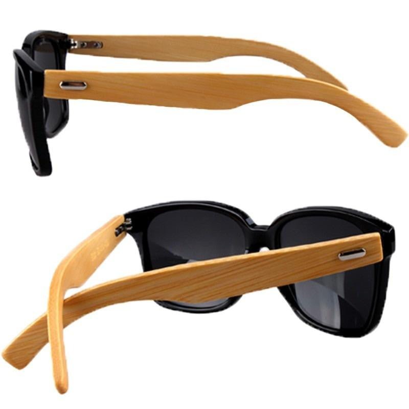 Bamboo Wood Sunglasses Brown / Black / Leopard Sunglasses Bamboo Leg Sunglasses