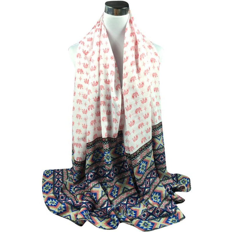 180*90CM Long Scarf 2017 New Arrival Autumn Winter National Style Women Printed Cotton Blended Sarong Wrap Shawl Scarves poncho