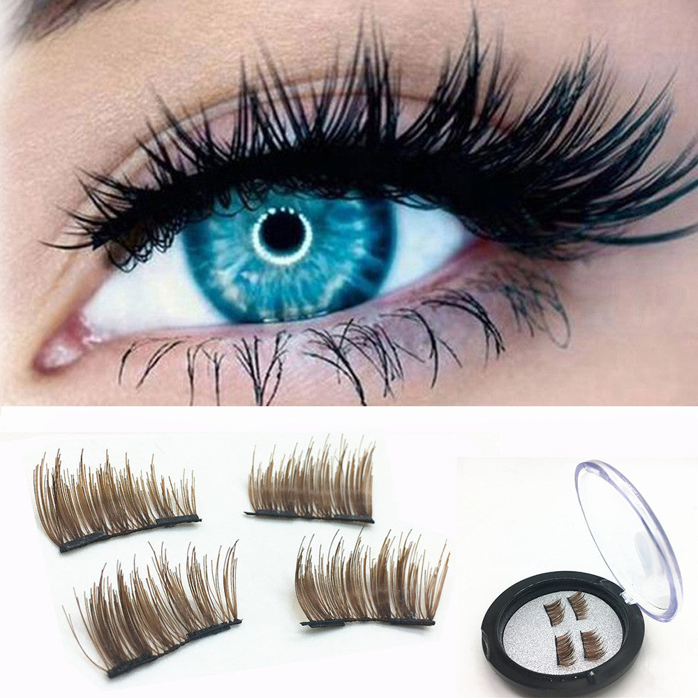 1 Pair natural false eyelashes thick makeup real 3D mink lashes eyelash extension non magnetic fake lashes long mink eyelashes