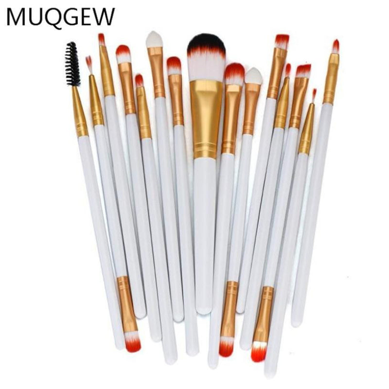 15pcs Makeup Brush Set tools Make-up Toiletry Kit Wool Make Up Brush Set wholesale price