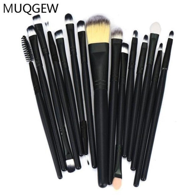 15pcs Makeup Brush Set tools Make-up Toiletry Kit Wool Make Up Brush Set wholesale price