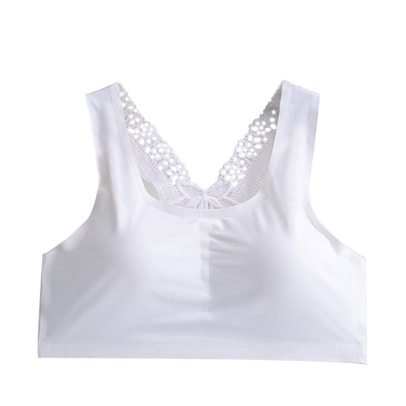 Ladies Sling Seamless Yoga Sports Bra Crop Top Vest Comfort Stretch Bras BK