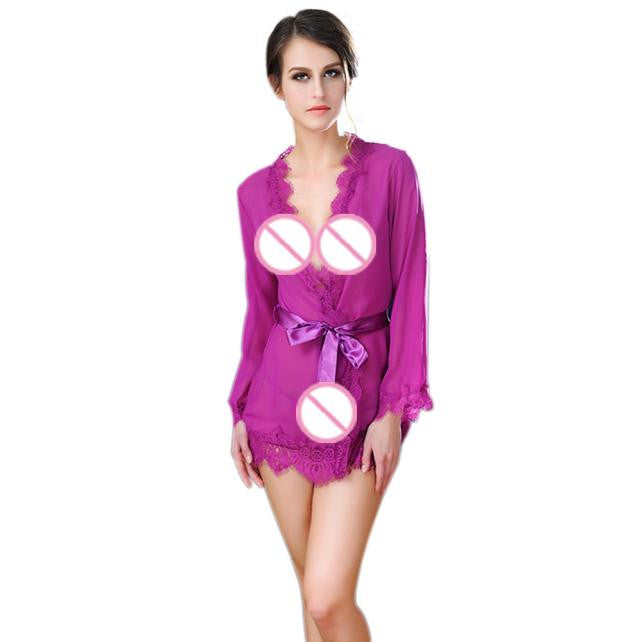 Women Sexy Lingerie Underwear Sleepwear Nightwear Dress G-String Temptation BK