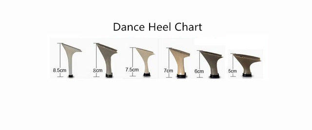 Ladies Latin Dance Shoes Glitter Girls Dancing Shoes Women 8.5cm High Heel Black Gold Soft Sole Salsa Ballroom Shoes