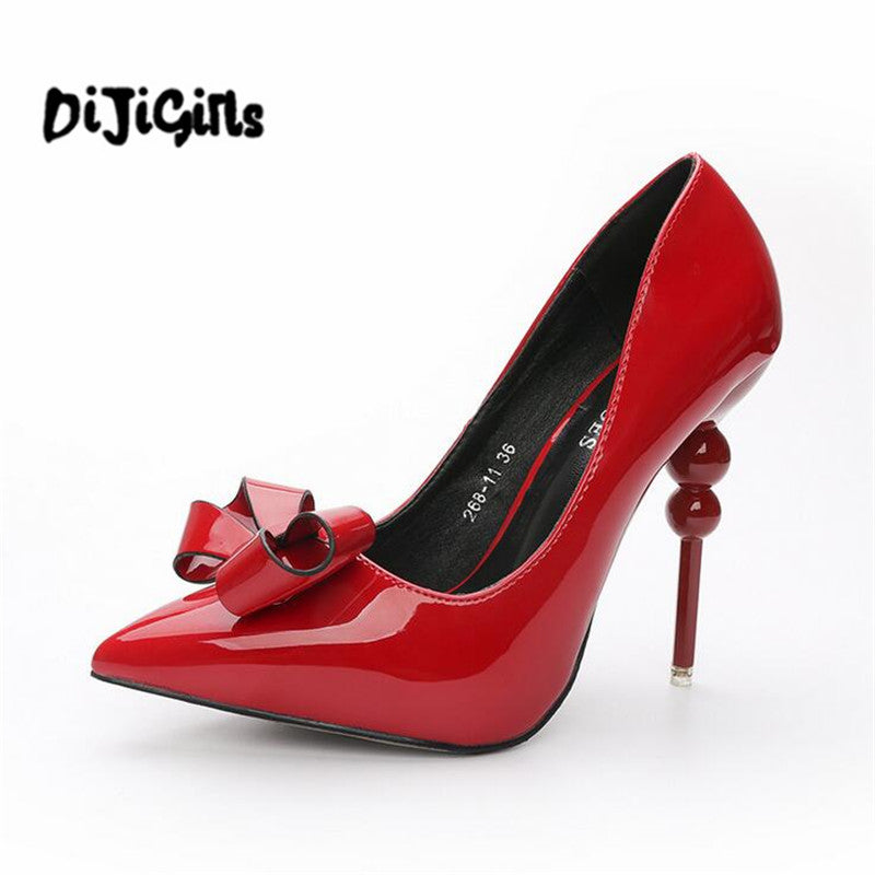 Fashion New Office Lady Pointed Toe 9cm Red Bottom High Heels Shoes Mixed Colors Red Sole Women Pumps Woman Pumps Tacones Party