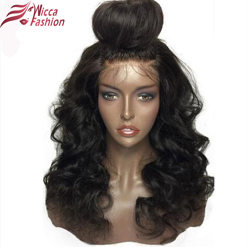 Dream Beauty Full Lace Human Hair Wigs Glueless Non Remy Hair Brazilian Body Wave Lace Wigs Pre Plucked Natural Hairline