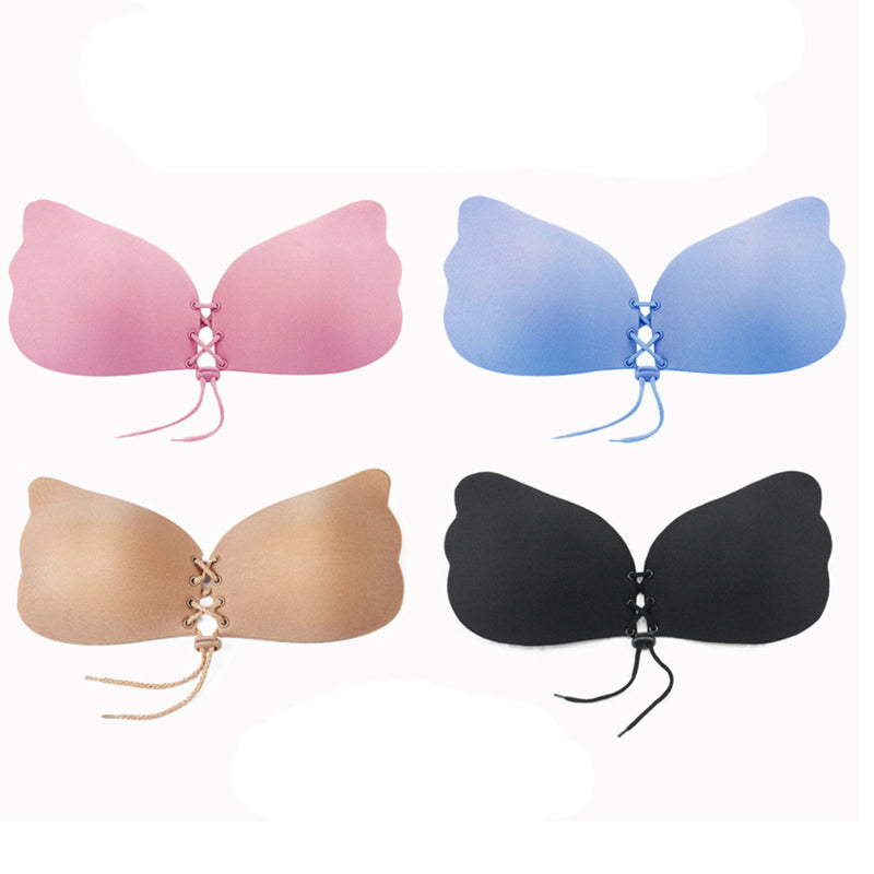 Backless Bra Drawstrings Push Up Invisible Backless Bra for Summer Party Prom Homecoming Outfits