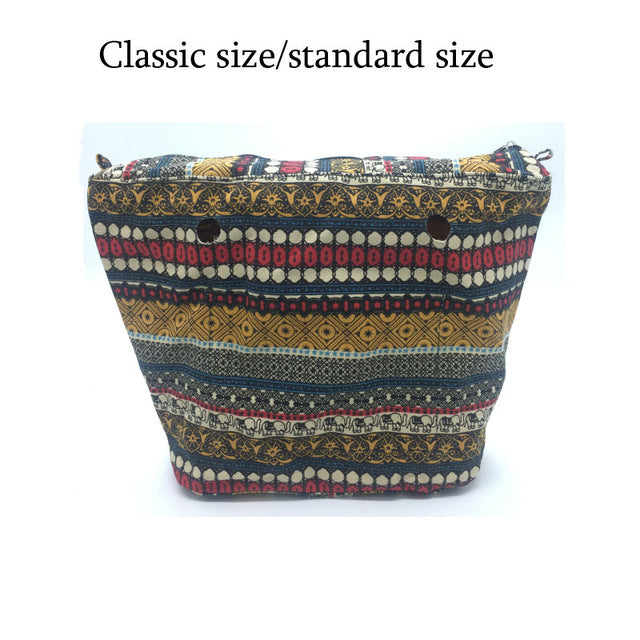 1 pcs  canvas lining inserts for obag classic size bag