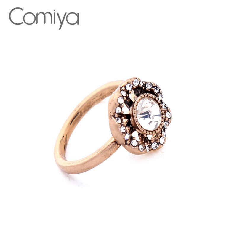 Comiya Brand New Rhinestone Mosaic Rings